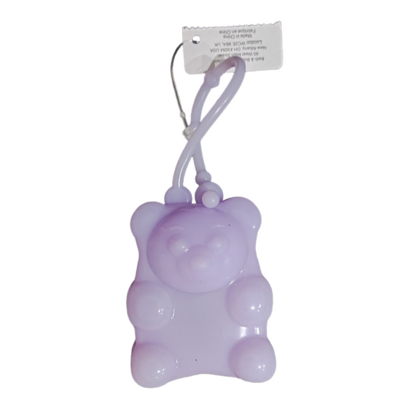 Porta antibacterial - Alcohol Gel -  Gummy bear lila
