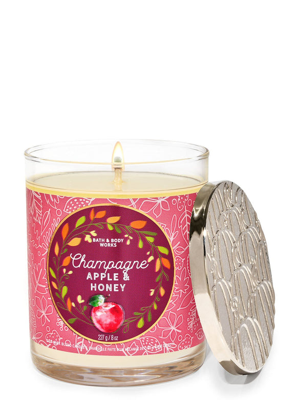 Vela pequeña - Champagne Apple & Honey