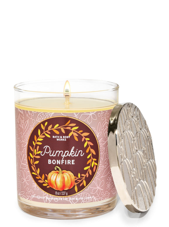 Vela pequeña - Pumpkin Bonfire