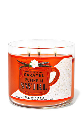 Vela Grande - Caramel Pumpkin swirl