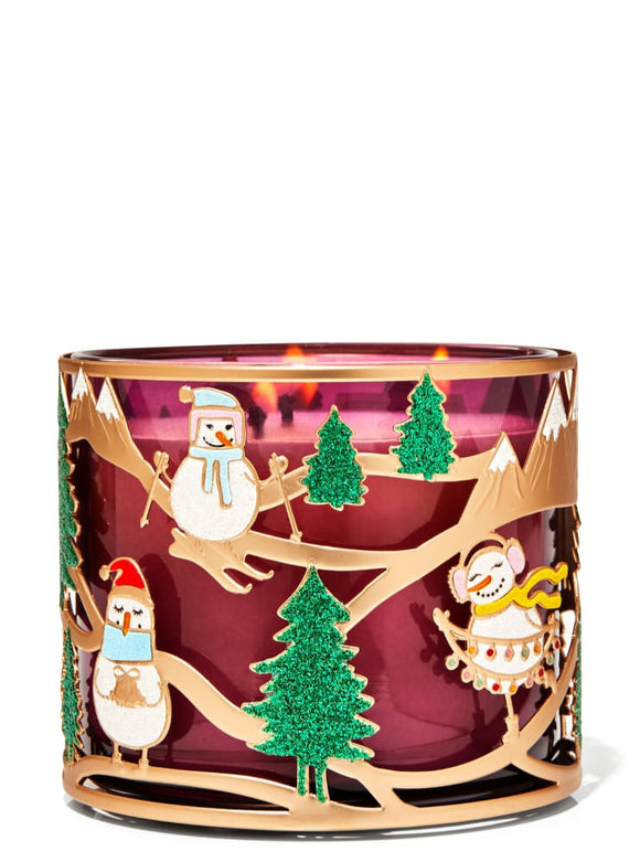 Porta Vela (Grande) - Navidad monos de nieve