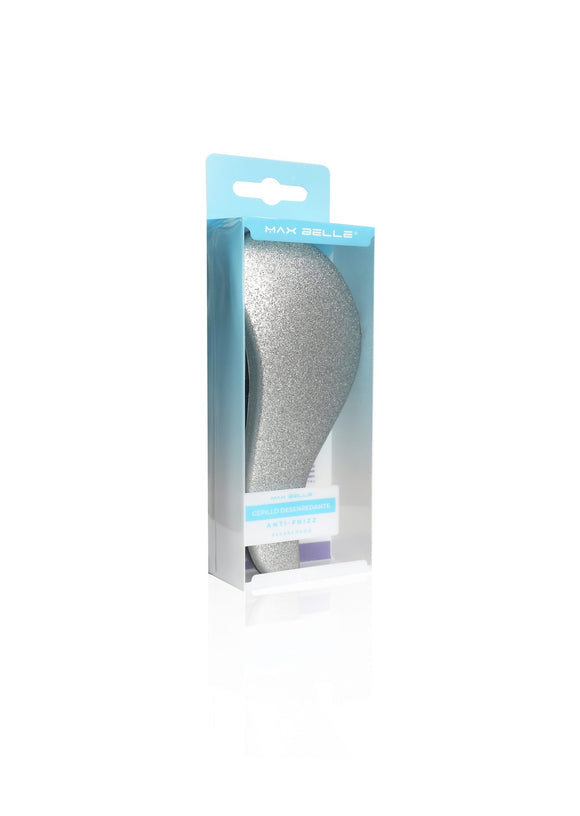 Cepillo ANTI-FRIZZ escarchado plata giftsets