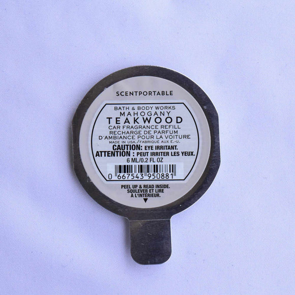 Disco Automóvil - Mahogany Teakwood-Bath and Body Works