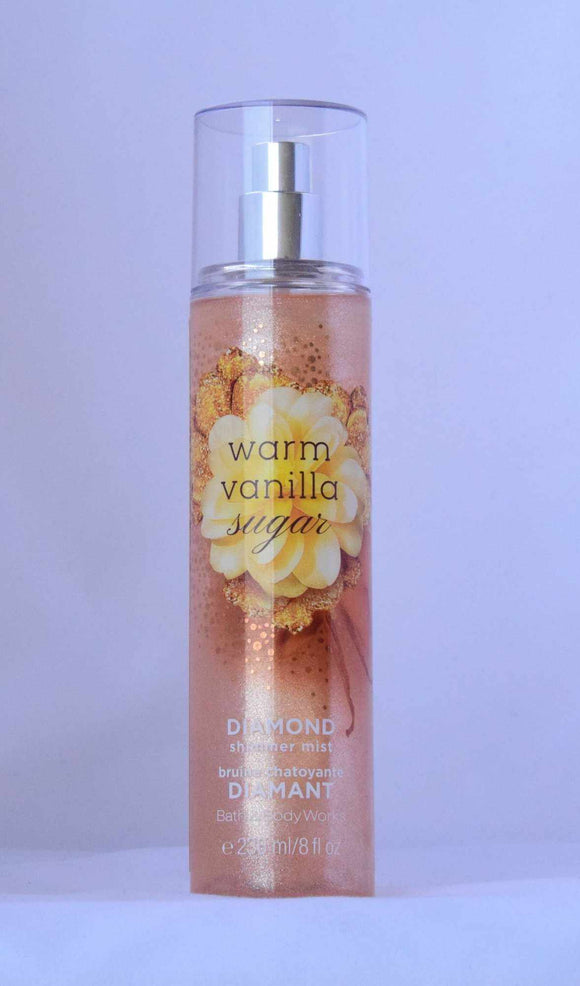 Fragancia Mist con Brillo - Warm Vanilla Sugar-Bath and Body Works