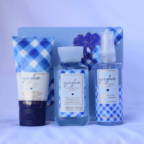 Giftset - Gingham-Bath and Body Works