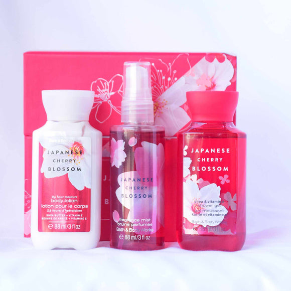Giftset - Japanese Cherry Blossom-Bath and Body Works