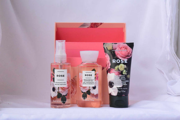 Giftset - Rose-Bath and Body Works