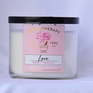 Vela Grande - Rose + Vanilla-Bath and Body Works