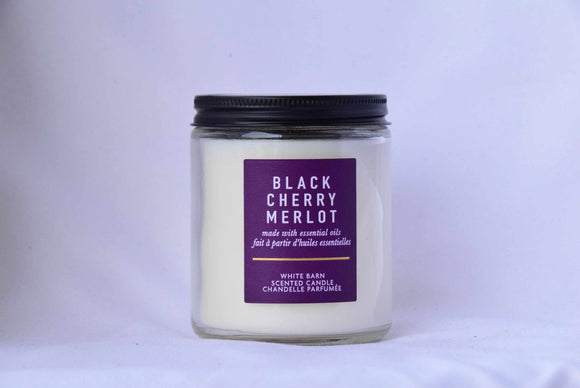 Vela Pequeña - Black Cherry Merlot-Bath and Body Works