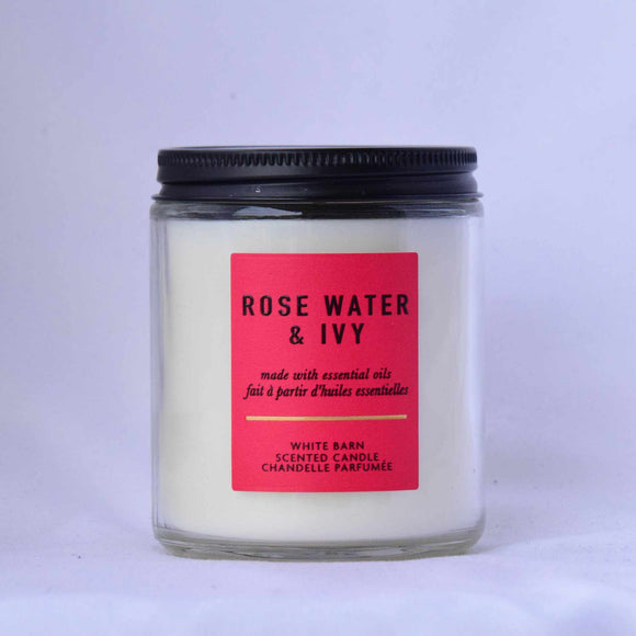 Vela Pequeña - Rosewater & Ivy-Bath and Body Works